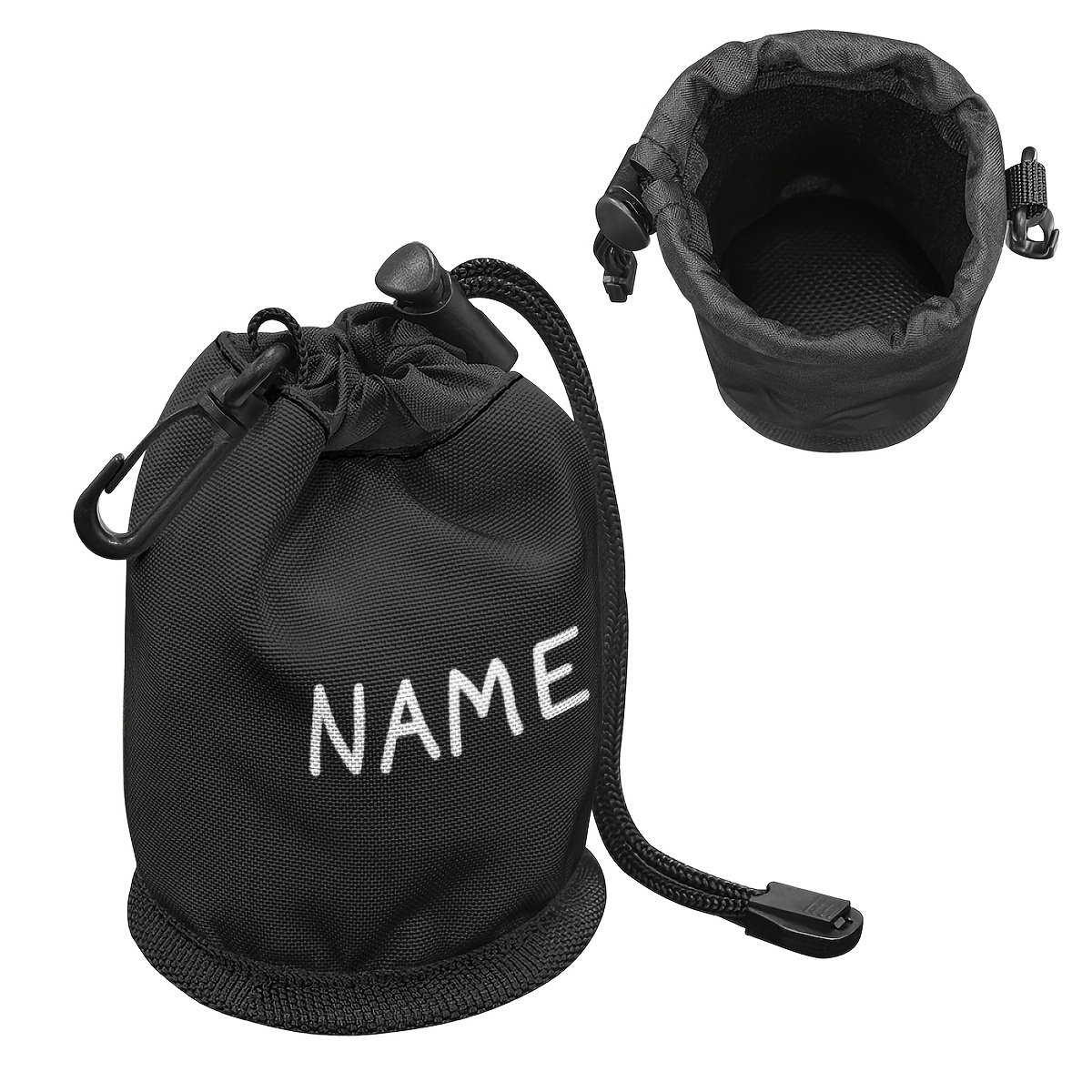 TEMU A Drawstring Dog Training Treat Bag Made Of Portable Polyester, Ideal For Outdoor Activities And Walking Pets. In Colors, This Stylish Dog Treat