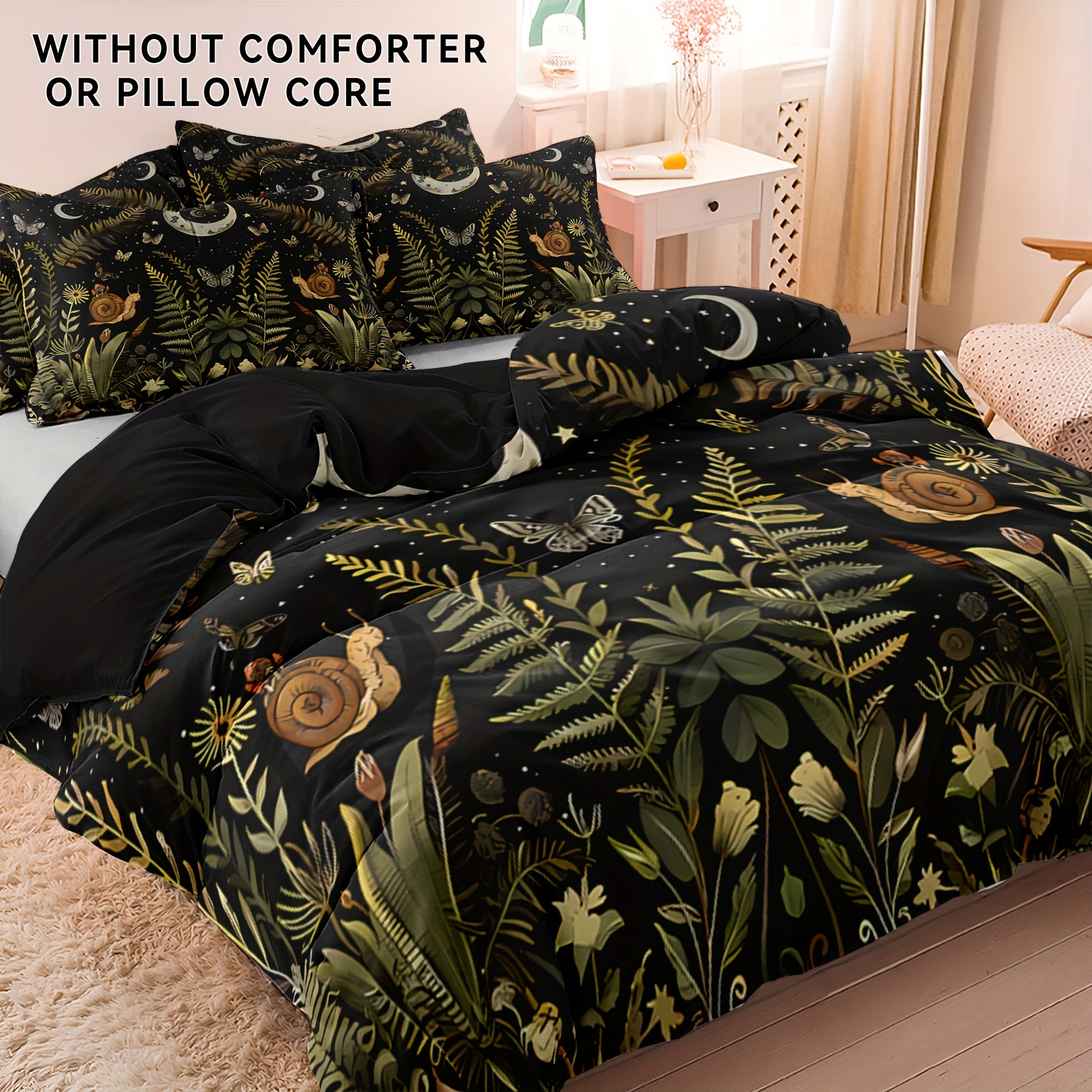 

Soft & Breathable Floral Print 3pcs Bedding Set - Includes Duvet Cover And Pillowcases, Perfect For All Seasons, Machine Washable - Ideal Gift For Family And Friends