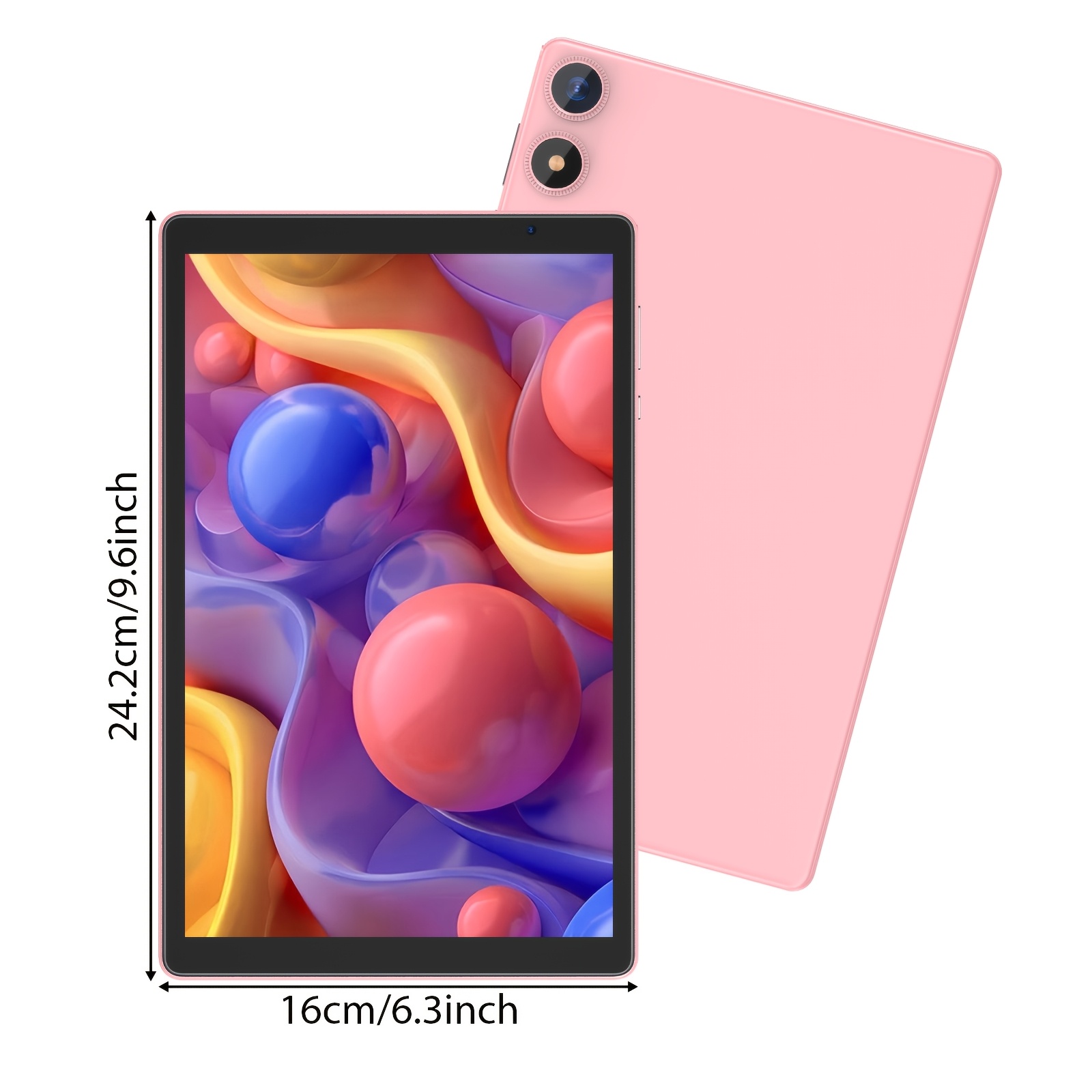 tablet rosa   mejorado, 8gb (3gb   5gb   virtual) y 32gb rom con   de 512gb, batería de larga duración, cámaras duales,   para   y viajes, tablet  , regalo  ,   para las fiestas, tablet, pad