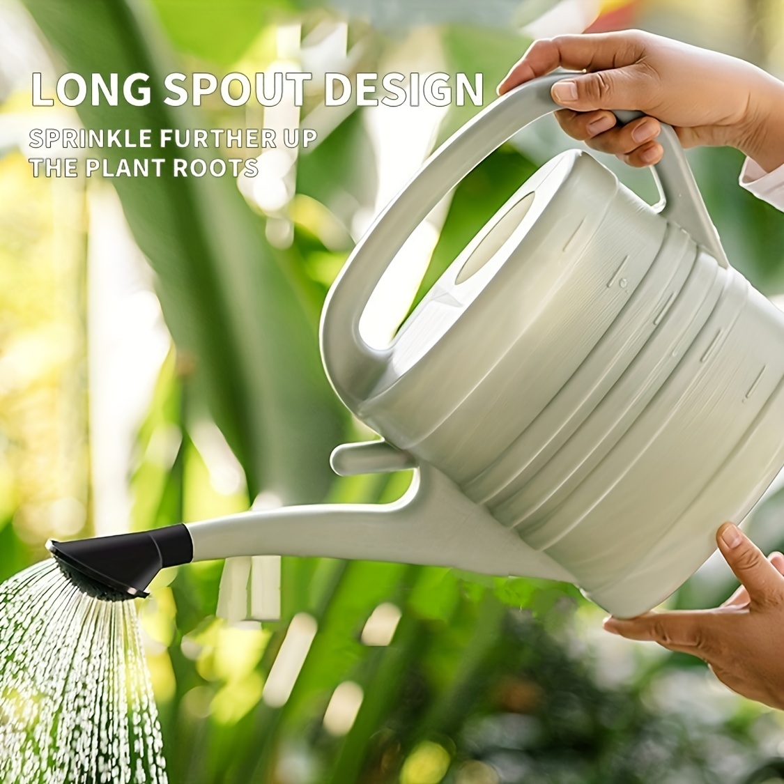 

Durable Plastic Watering Can With Long Spout - Ideal For Indoor & Outdoor Gardening, Non-pressure Spray Bottle