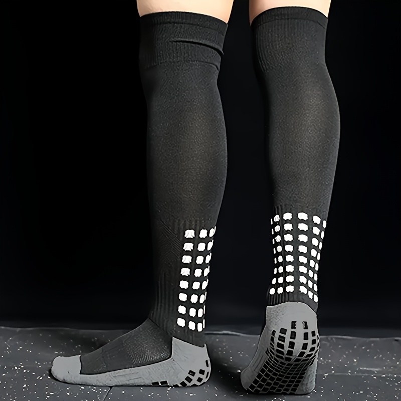 Long Knee-high Football Socks That Are Anti-slip, Durable, Sweat-absorbing, And Breathable For Sports, Fitness, And Running, Sweat-resistant