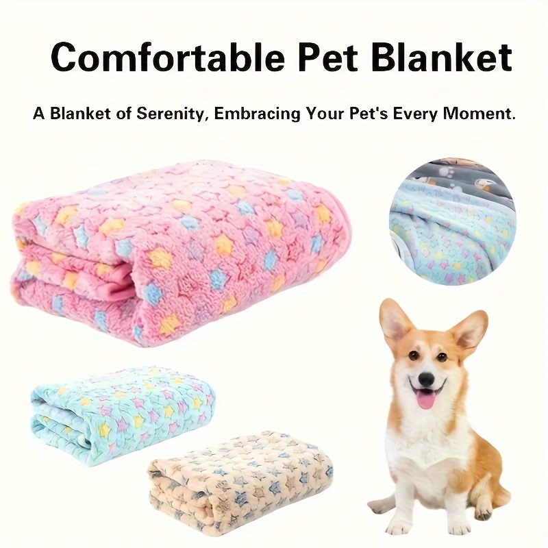 

Ensemble de 1/3 Couvertures en Super Confortables pour Chiens - Tapis de Couchage pour Animaux de Compagnie Toutes , Adapté aux Petites à Grandes Races de Chiens, Lavable en Machine