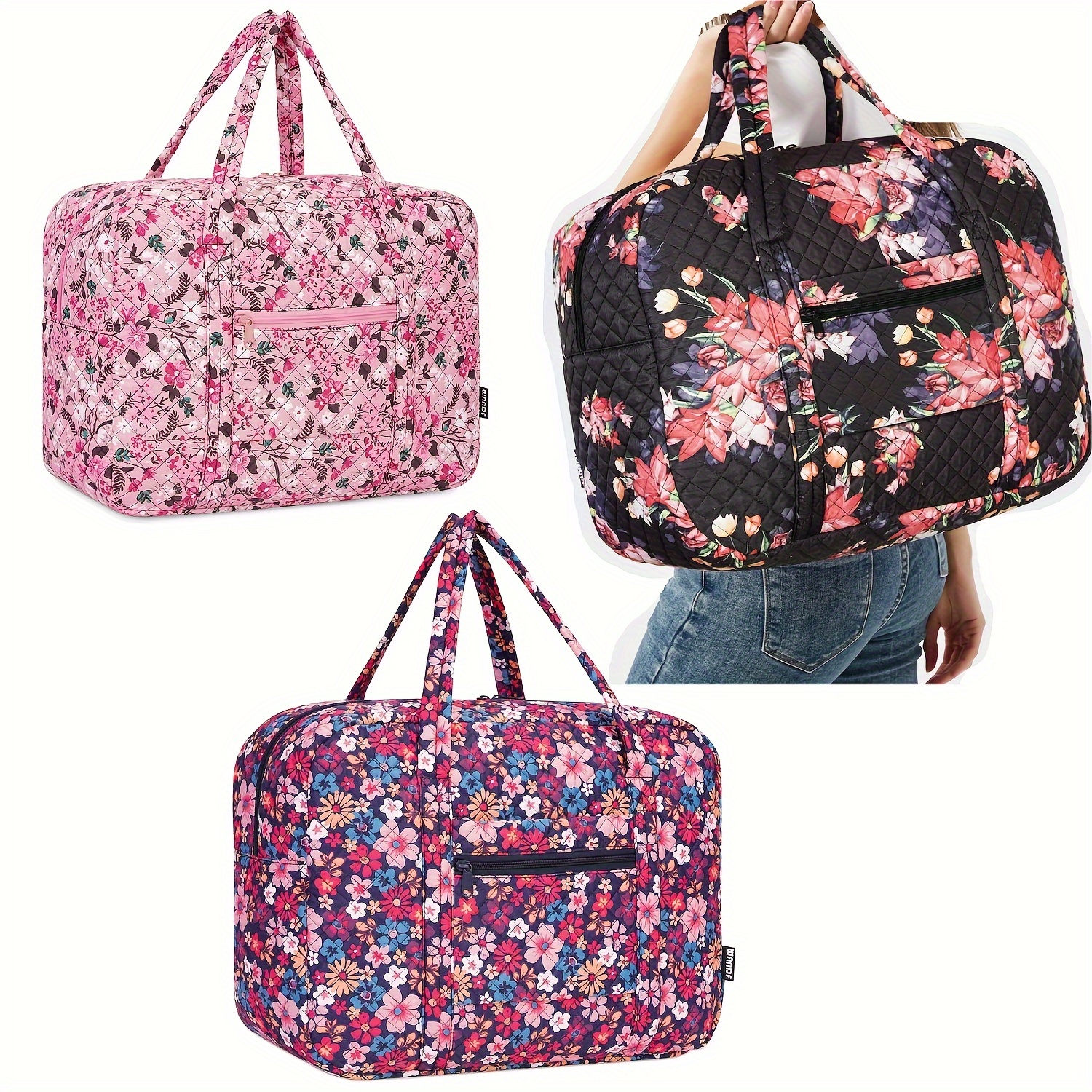 

Travel Bags For Women And Girls Waterproof Gym Bag Laptop Carry-on Luggage Weekend Travel Organizer 25l