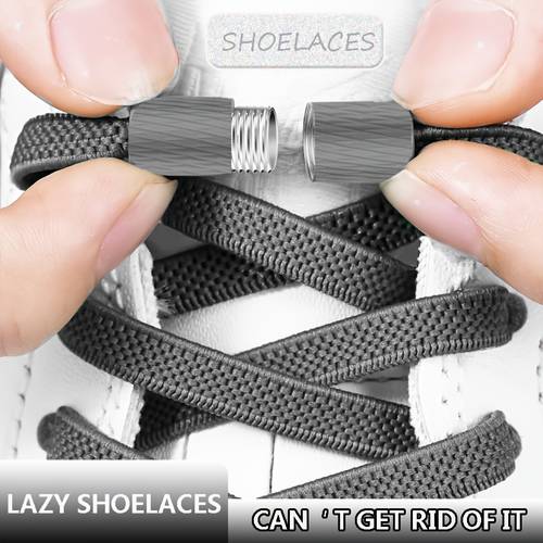 sneaker-schnürsenkel, lässige schnürsenkellose schnürsenkel für herren damen, elastische flache runde schnürsenkelschnallen, schnürsenkellose verschlusslösung