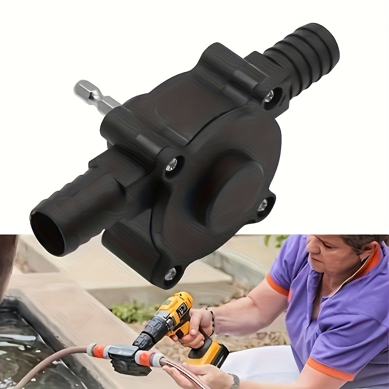 

Ciicii Electric Drill Pump, Self- Centrifugal Transfer, Plastic, Drill , , , Kerosene Transfer, Portable, Diy Home Use, Hose Clamp, Industrial Tool Kit, Black, Requires , No Power, No Battery