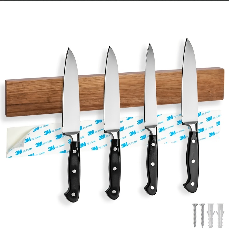 item picture magnetic knife holder for wall with extra strong magnet 15 inch knife magnetic strip in acacia for knives