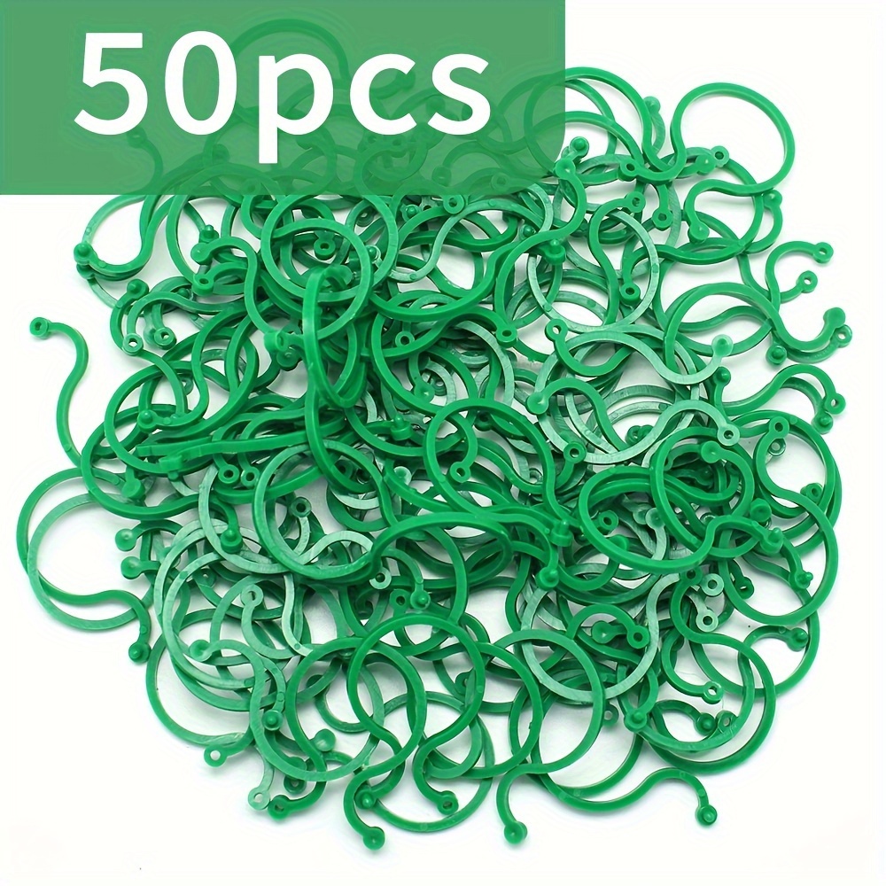 Clip Per Piante UILYNIU - 200 Pezzi Per Supporto Piante Rampicanti, Pomodori, Fiori, Verde, In Plastica