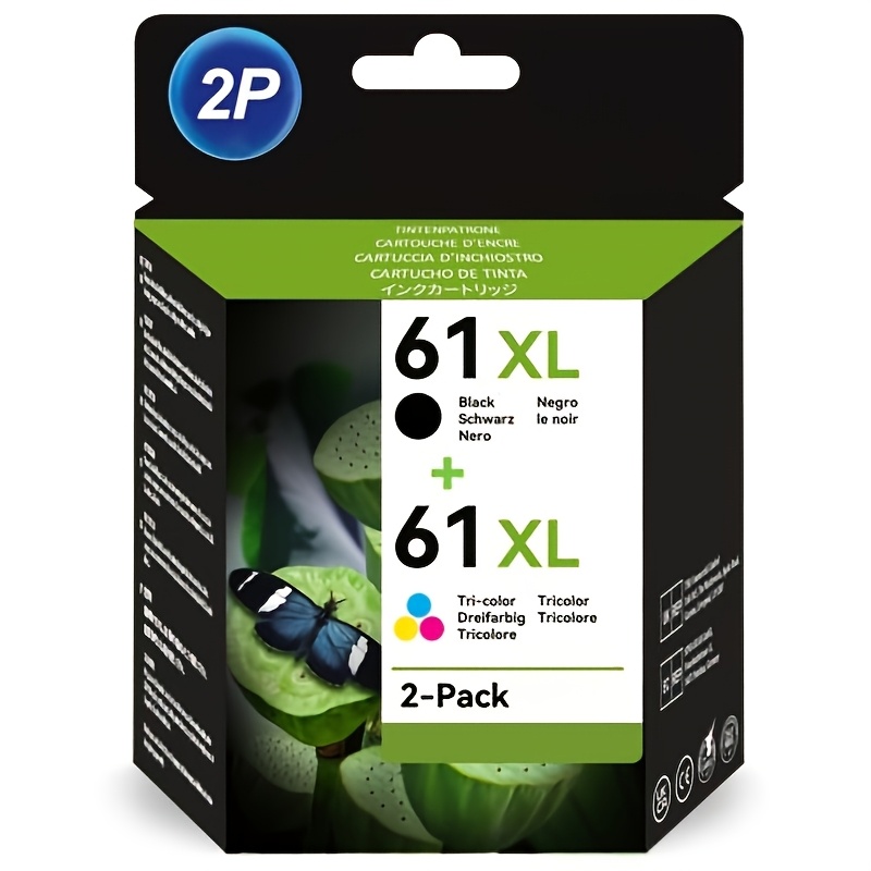 

61xl Ink For 61 Ink Replacement For 4500 5530 1000 1010 1510 2540 3050 2620 4630 (1 , 1 Tri-, 2 )