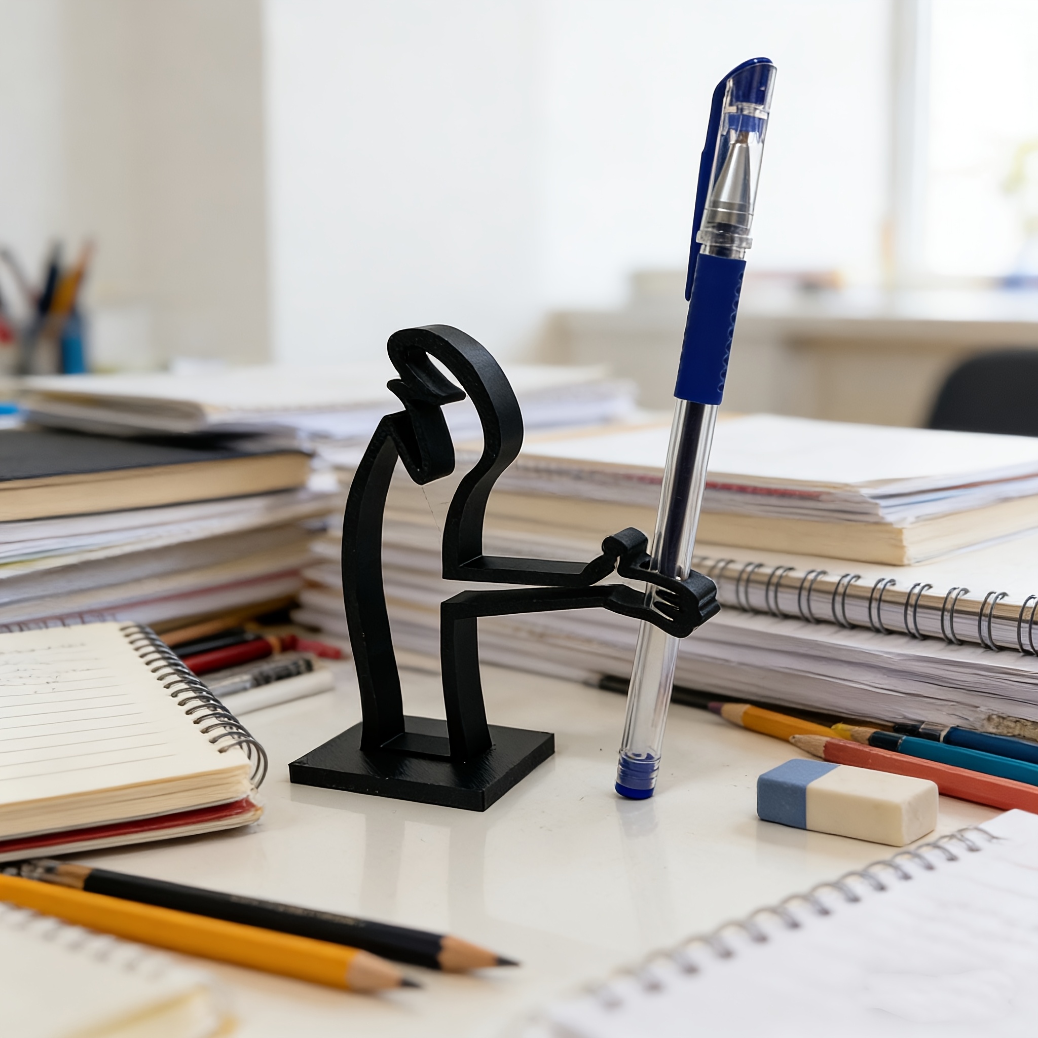 TEMU Un porte-stylo et conçu pour contenir un stylo, ce support élégant ajoute de l'humour et du style à votre bureau, ce qui un porte-stylo de