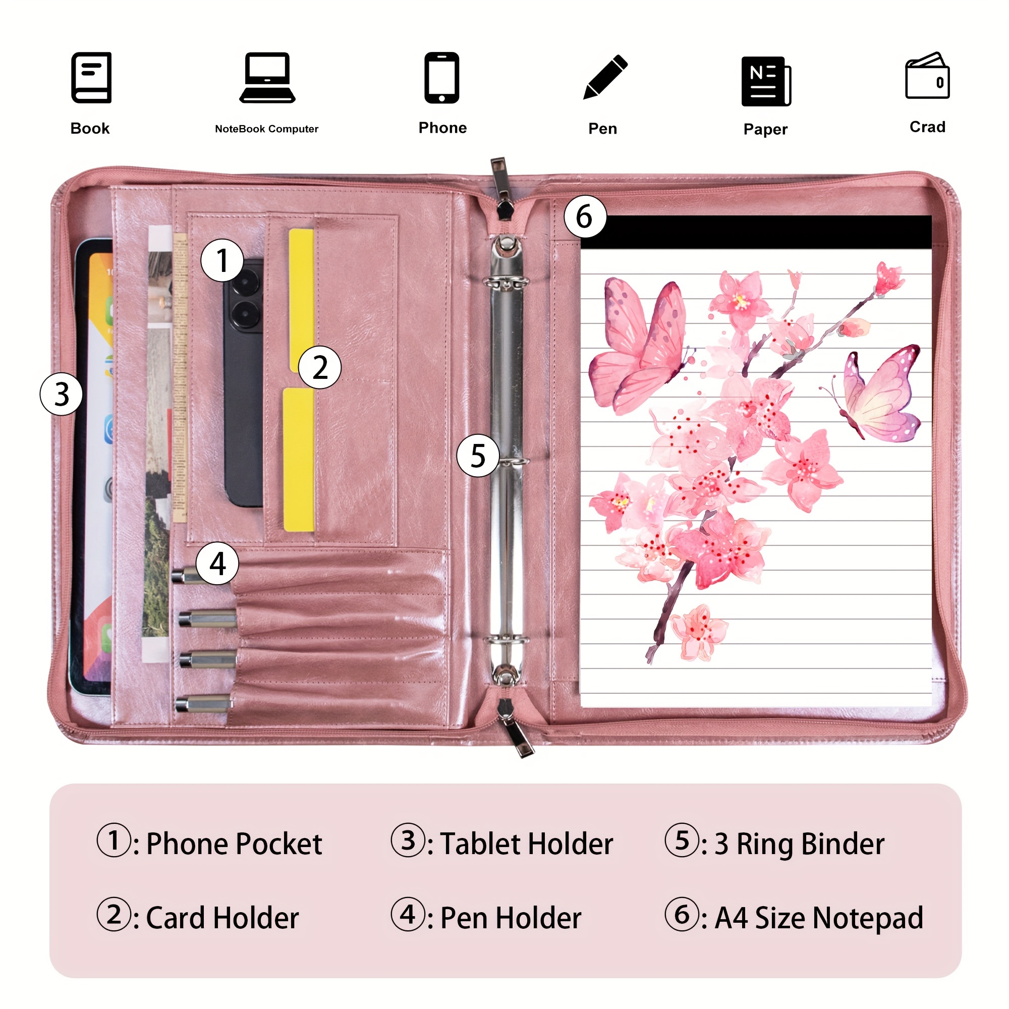 3 ring binder business card holder 2-Inch Heavy Duty 2-Ring Binder for Medical Charting – Top Opening, Burgundy / Individual main image 1