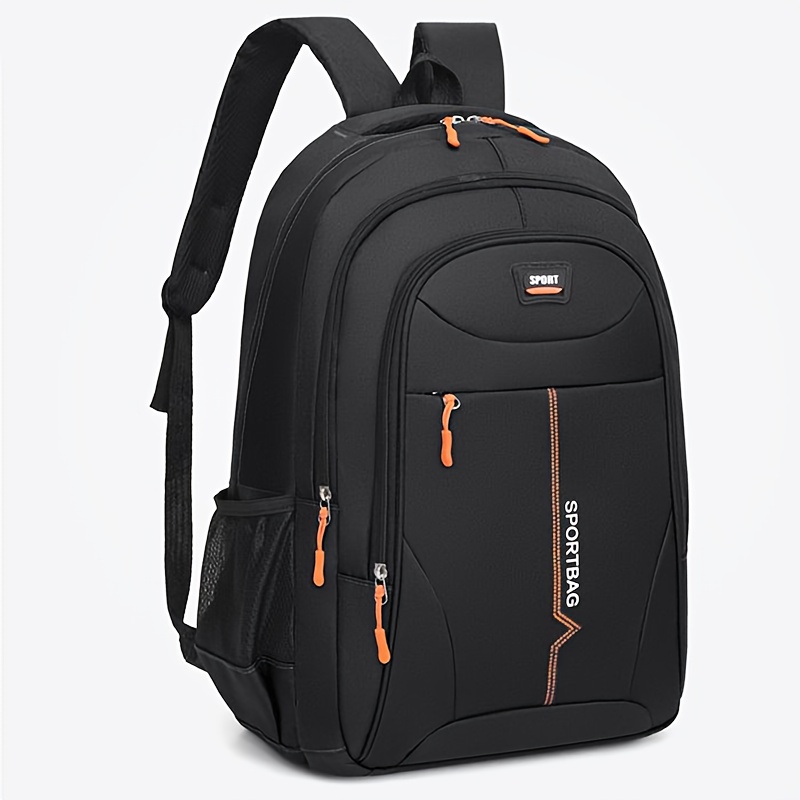 TEMU Ladies' Fashion Shoulder Bag - Neutral Square Bag For Men And Women, Double Shoulder Backpack, Outdoor Hiking Backpack, Large Capacity, Durable