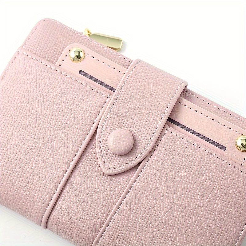 ht1015   multi function card bag womens short slim purse details 9