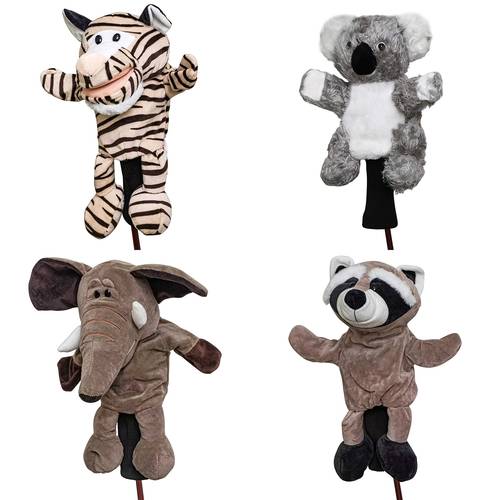 whimsical and realistic animal shaped golf club headcovers durable and compatible with 460cc and larger clubs the perfect unisex gift to enhance your golf experience