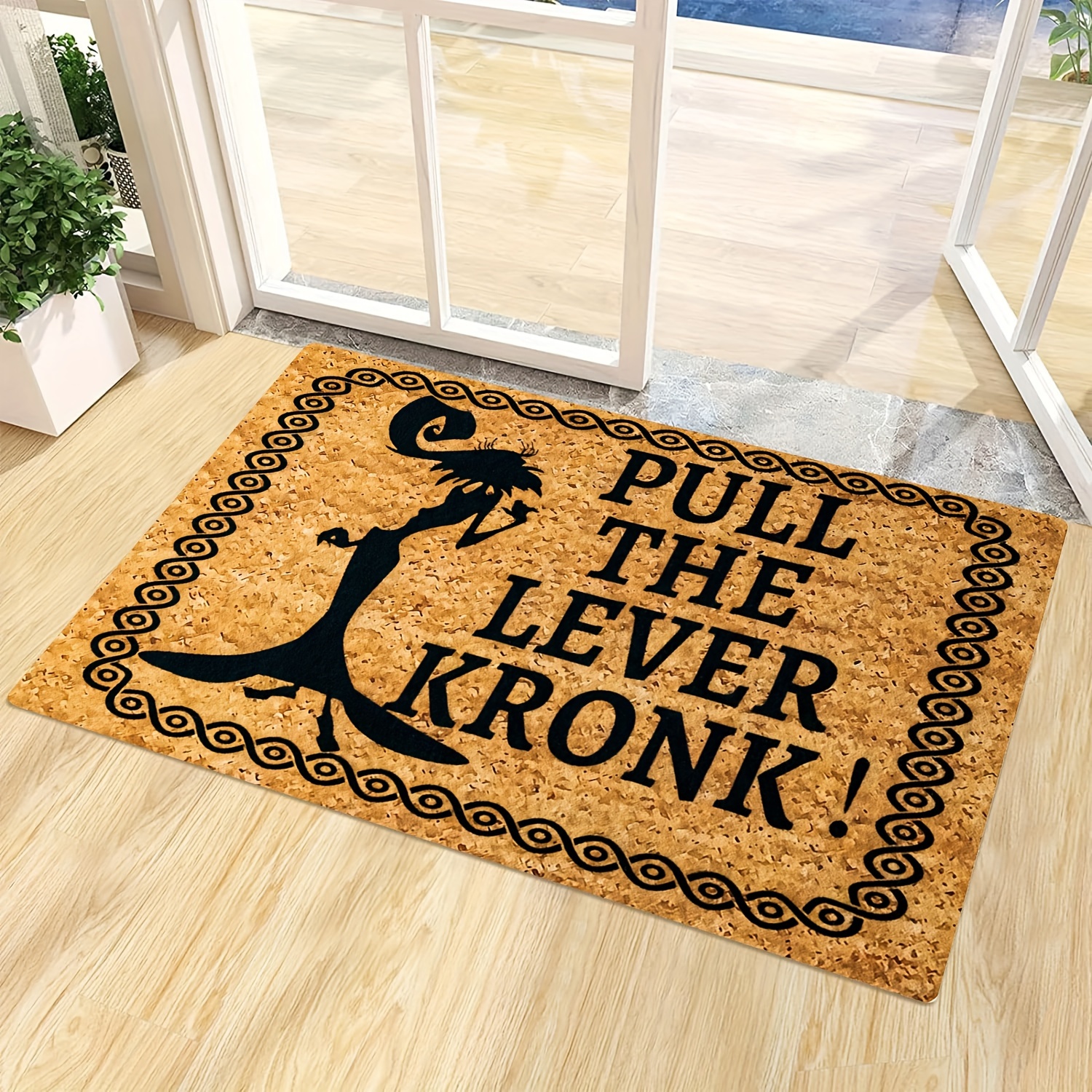 

1pc, Funny Welcome Doormat Non-slip Mat Gift Mat Personalized Home Decor Mats For In Door Kitchen Entrance Rugs And Mats