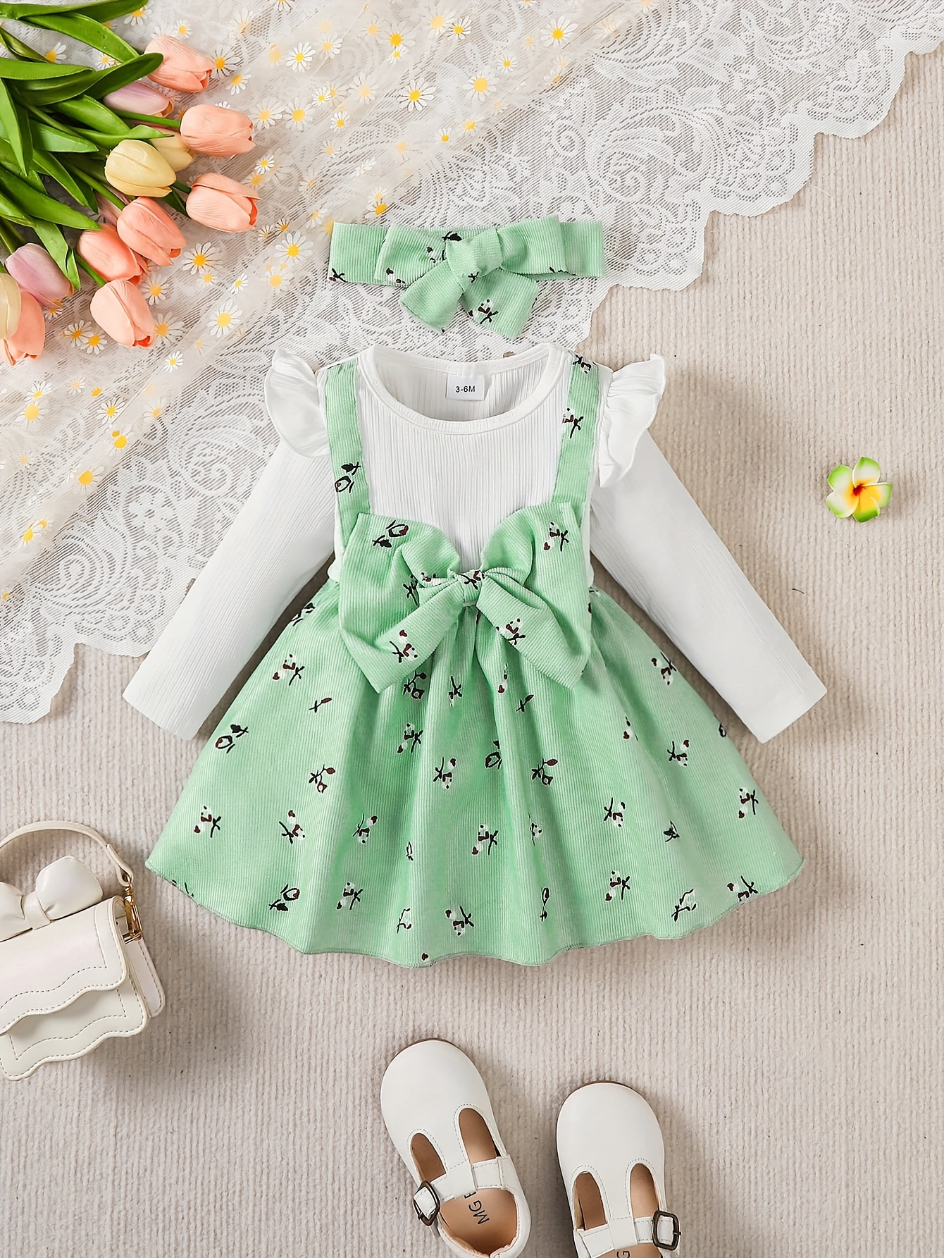 green emerald velvet dress Joanna Girls Dress main image 0