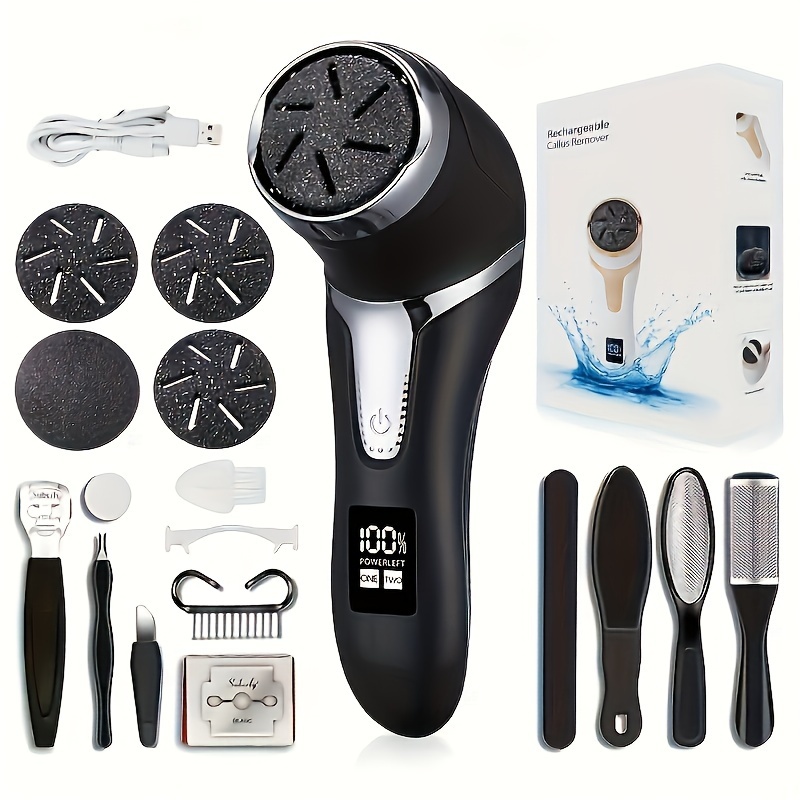 

Electric Callus Remover For Feet - Usb Rechargeable, Fast & Gentle Exfoliation For , Ideal For Home, Travel & Salon Use