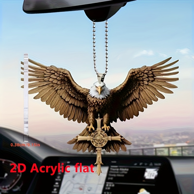 [2d Flat] [2d Flat] 1pc Of 2d Acrylic Flat Eagle Pendant