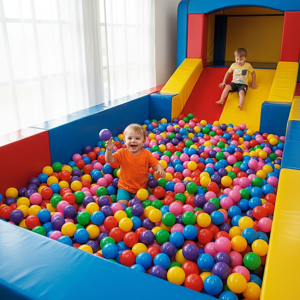 Image of 21pcs, Pe Pit Balls, Ocean Balls -resistant, | Suitable For All Ages | Indoor/outdoor Play, Pool Additions, Party Ornaments And Photo Props | Toys For Boys, Girls And Pets