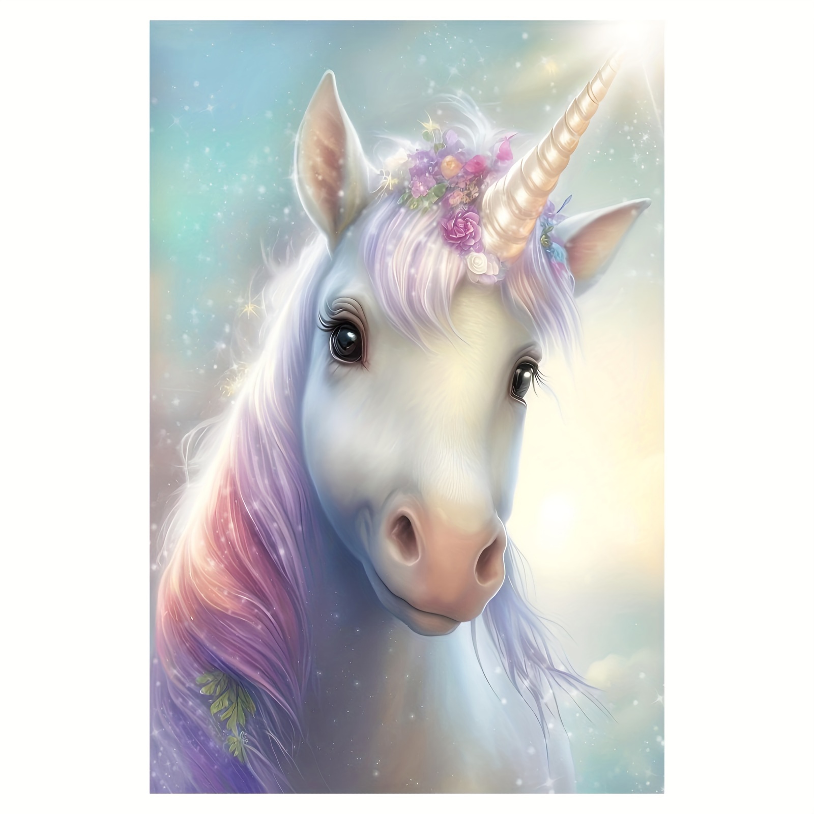 ユニコーン レインボー 壁面 飾り