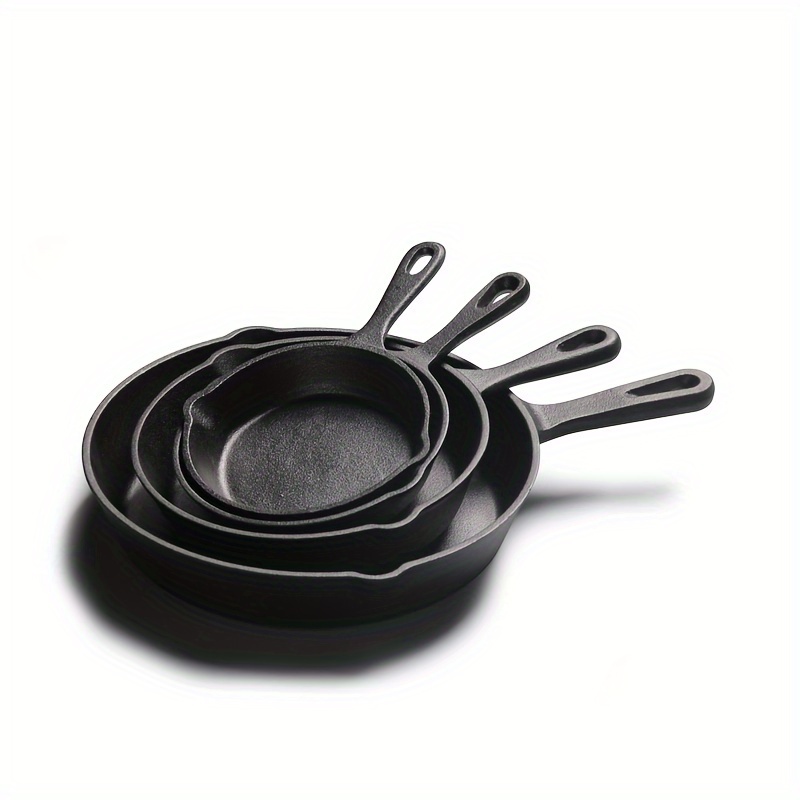 

Brodark Iron Skillets Set Of 3/4/5, Frying Pans Iron , Cooking Egg Pan, Induction Compatible