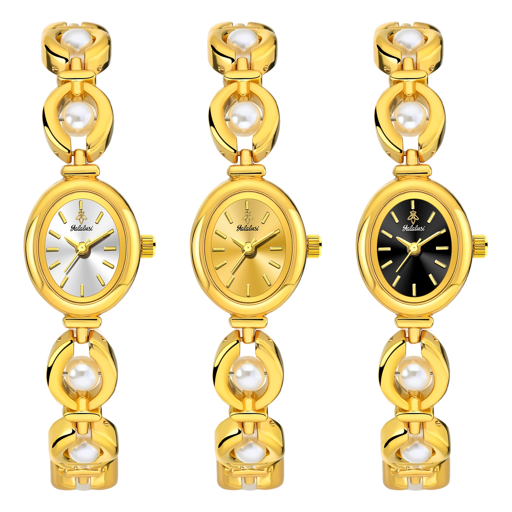 Women's Elegant Luxury Golden Quartz Watch