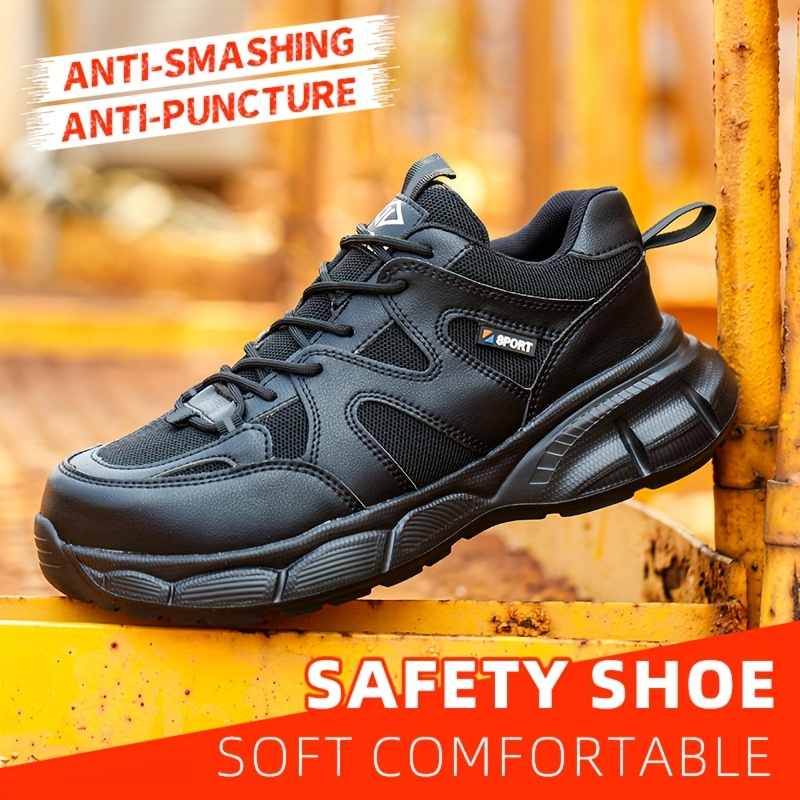 ladies work safety shoes lightweight breathable industrial Temu