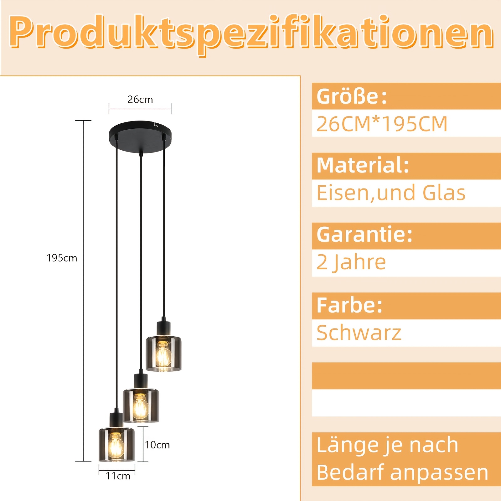 Image of Ceiling Light Dining Table Pendant Lamp Black - Dining Table Lamp Hanging E27 Pendant Light -flame Dining Room Lamp Industrial Pendant Lamp Retro For Living Room Hotel Office (without Light Bulbs)
