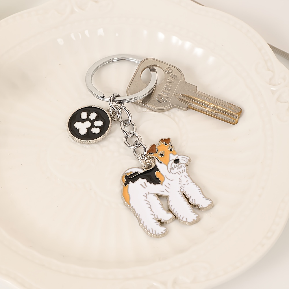 

Dog Keychain - Zinc Alloy, 3d For & - '