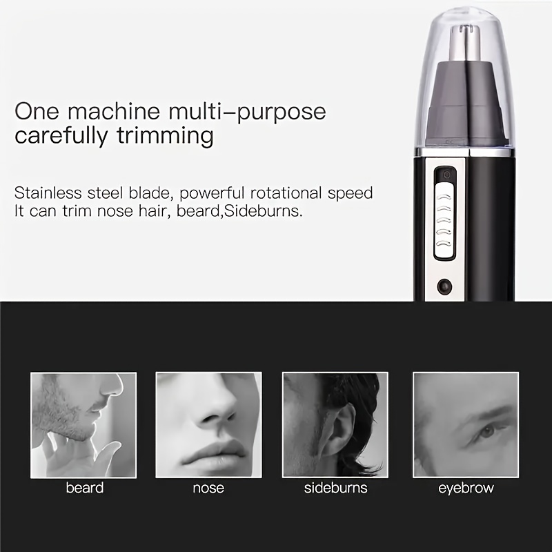 1 Rechargeable Men's Electric Nose Beard Eyebrows Hair - Temu Canada