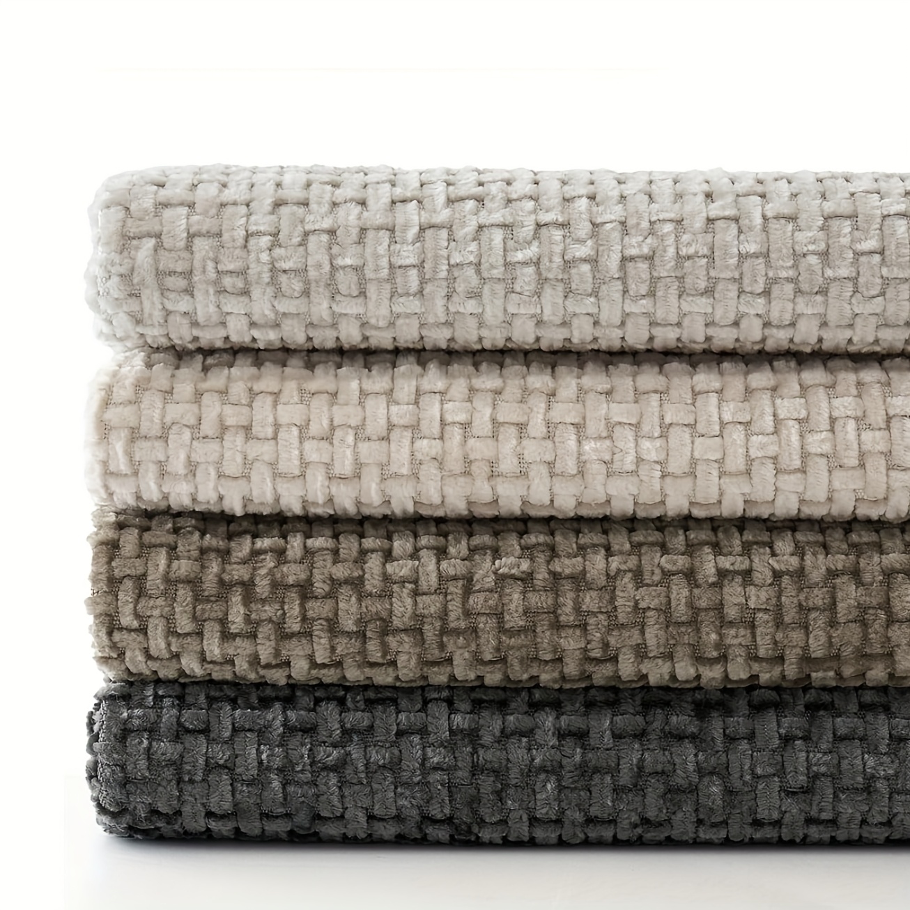 4pcs Holiday Neutral Decor Sofa Pillow Cover Soft Chenille Pillow Cover Farmhouse Bohemian Cushion Cover for Modern Farmhouse Home Decor Sofa Bedroom Living Room Party Decor