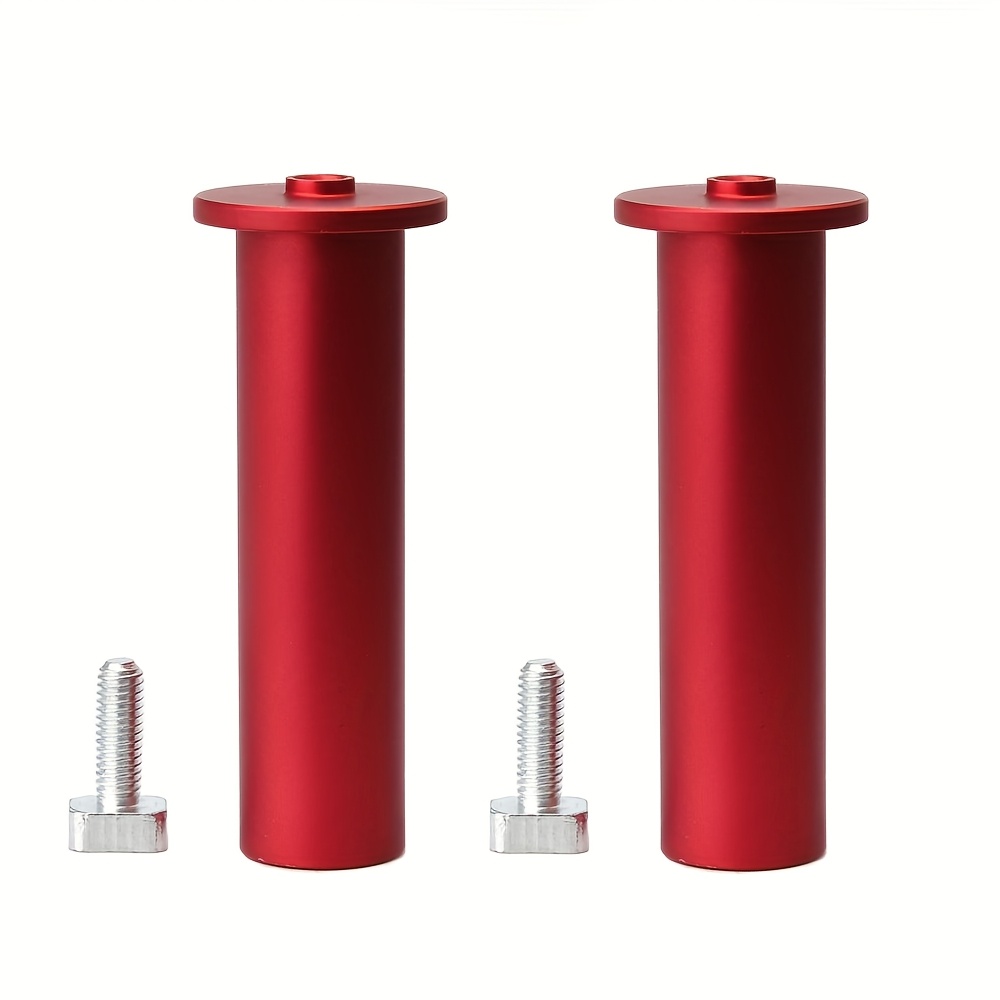 2pcs/set 20mm Dog Hole Woodworking Table Limit Blocks For Track Saw Track Guide Rail, Diy Workbench Clamp Limit Block