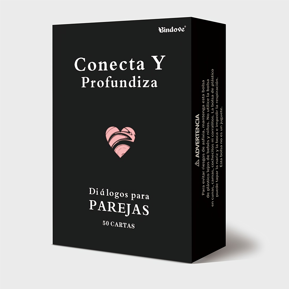 TEMU 1 de para en Español, Juego de Mesa Interactivo para , Cartas Románticas para Romper el Hielo y Mejorar la Conexión Emocional e Entre , para