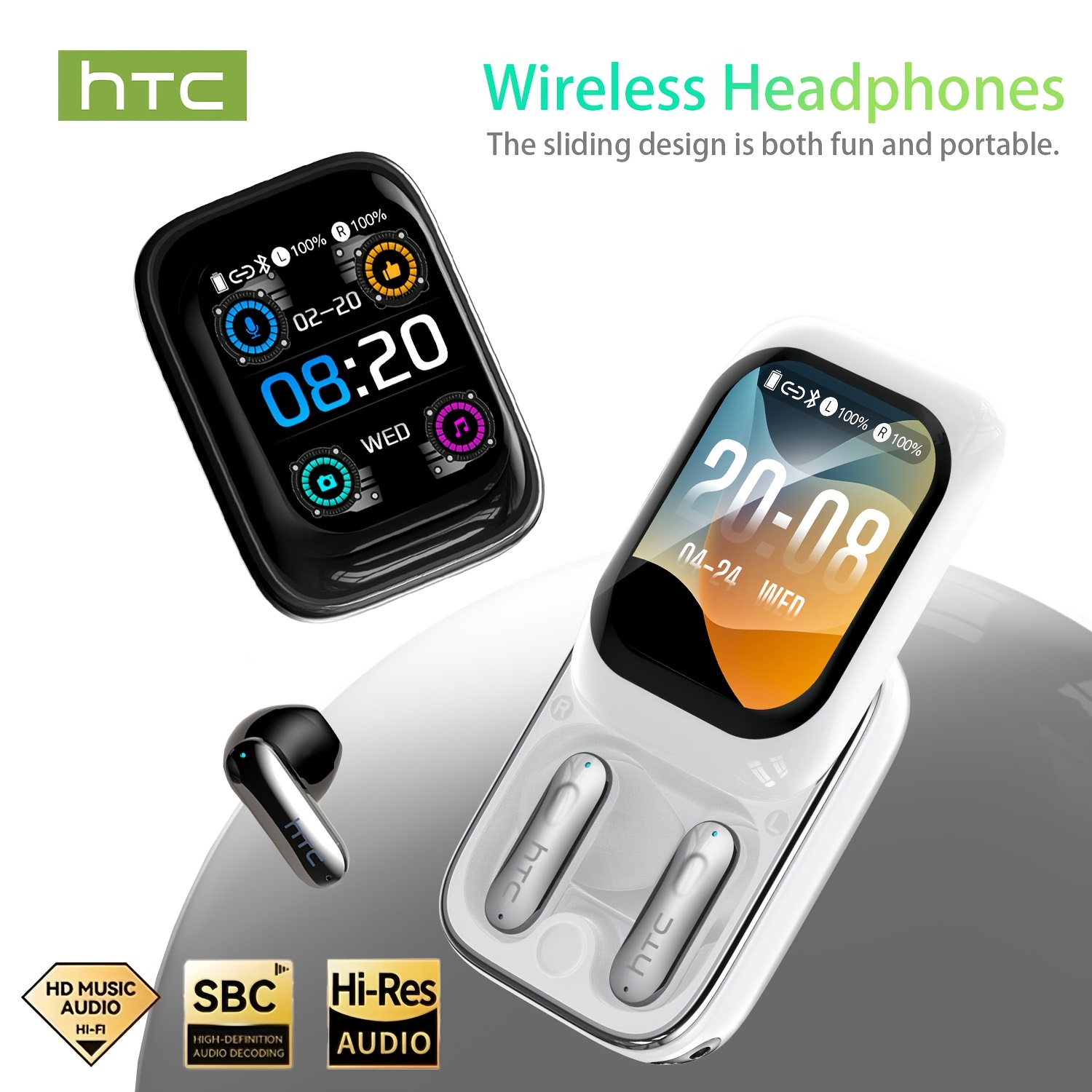 smart wireless headphones sold on Temu United States
