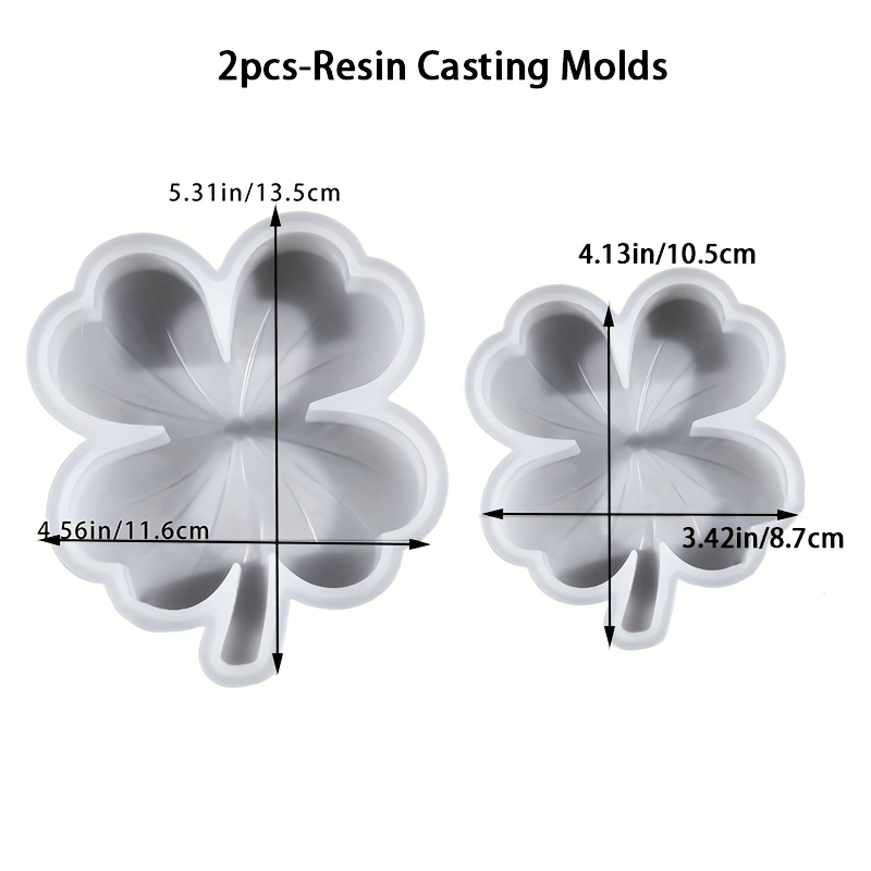 Image of 2pcs-silicone Moulds Silicone Resin Casting Moulds - Homemade Concrete Cement Plaster Epoxy Resin Moulds For Soap Making, Interior Decoration - Shape Craft Moulds - Flexible And Durable Materials