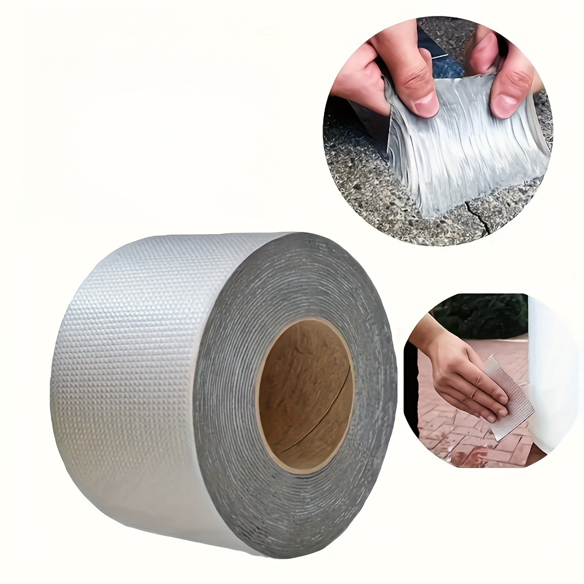 

1pc 5cm*100cm Sealing Tape, Super Waterproof Seal Leak Tape, Self-adhesive Tape, High Temperature Resistant Butyl Rubber Repair Tape For Sealing And Fastening Waterproof Sheet