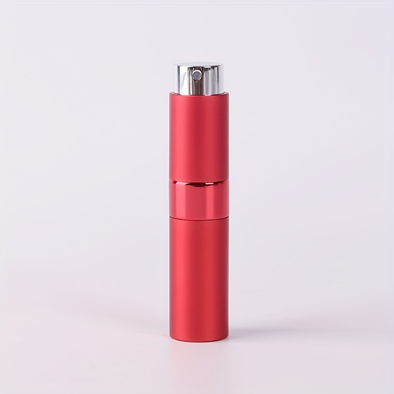 2pcs/3pcs/5pcs 10ml Aluminum Alloy Portable Perfume Atomizer with Glass Liner, Refillable Empty Small Spray Bottle for Travel, Twist Tye Pocket Cologne Sprayer
