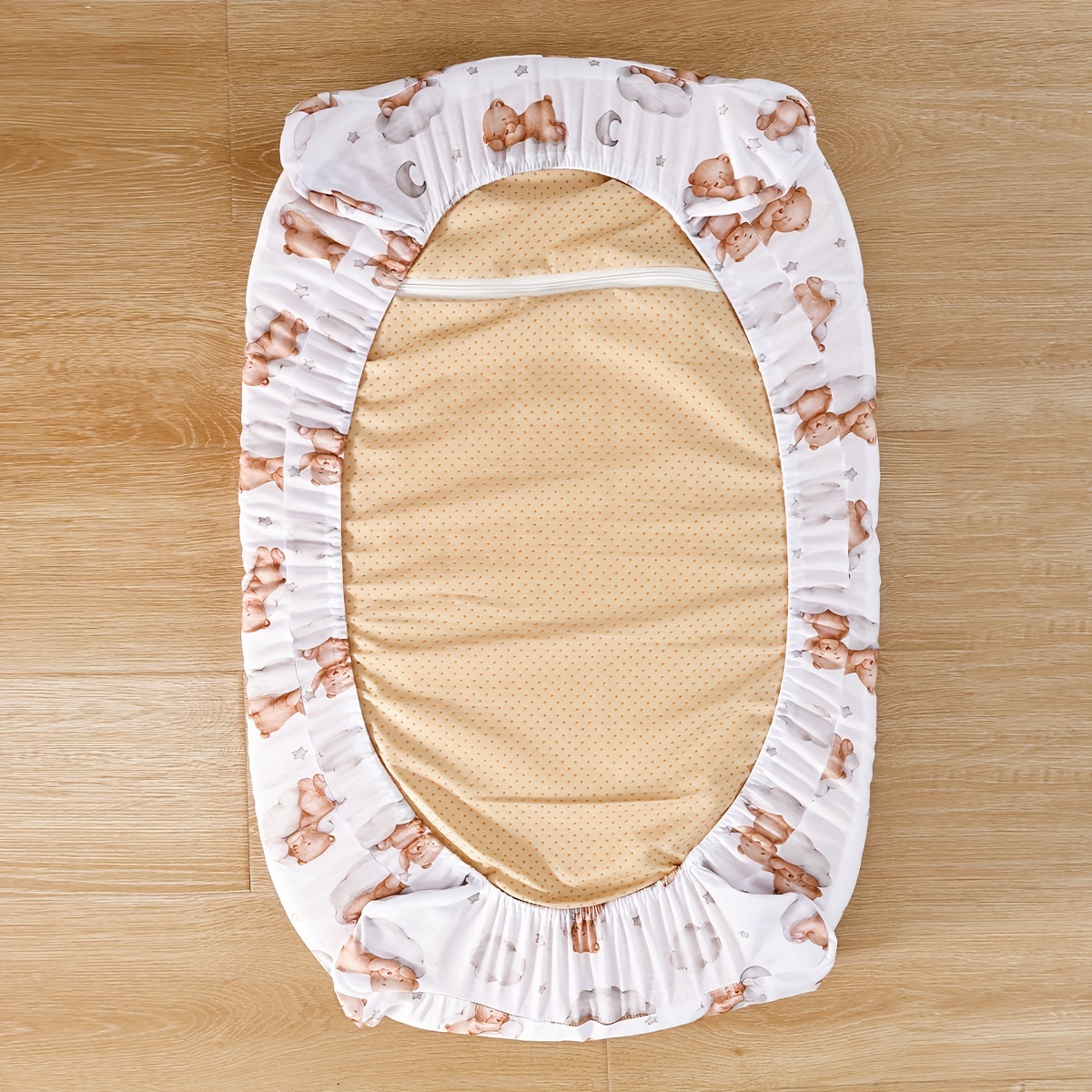 Soft Change Pad Cover for Baby Crib, Polyester Fabric Sheet