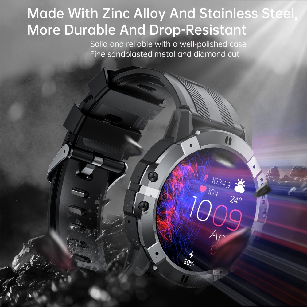 Smart Watch for Men with Call Function and Pedometer