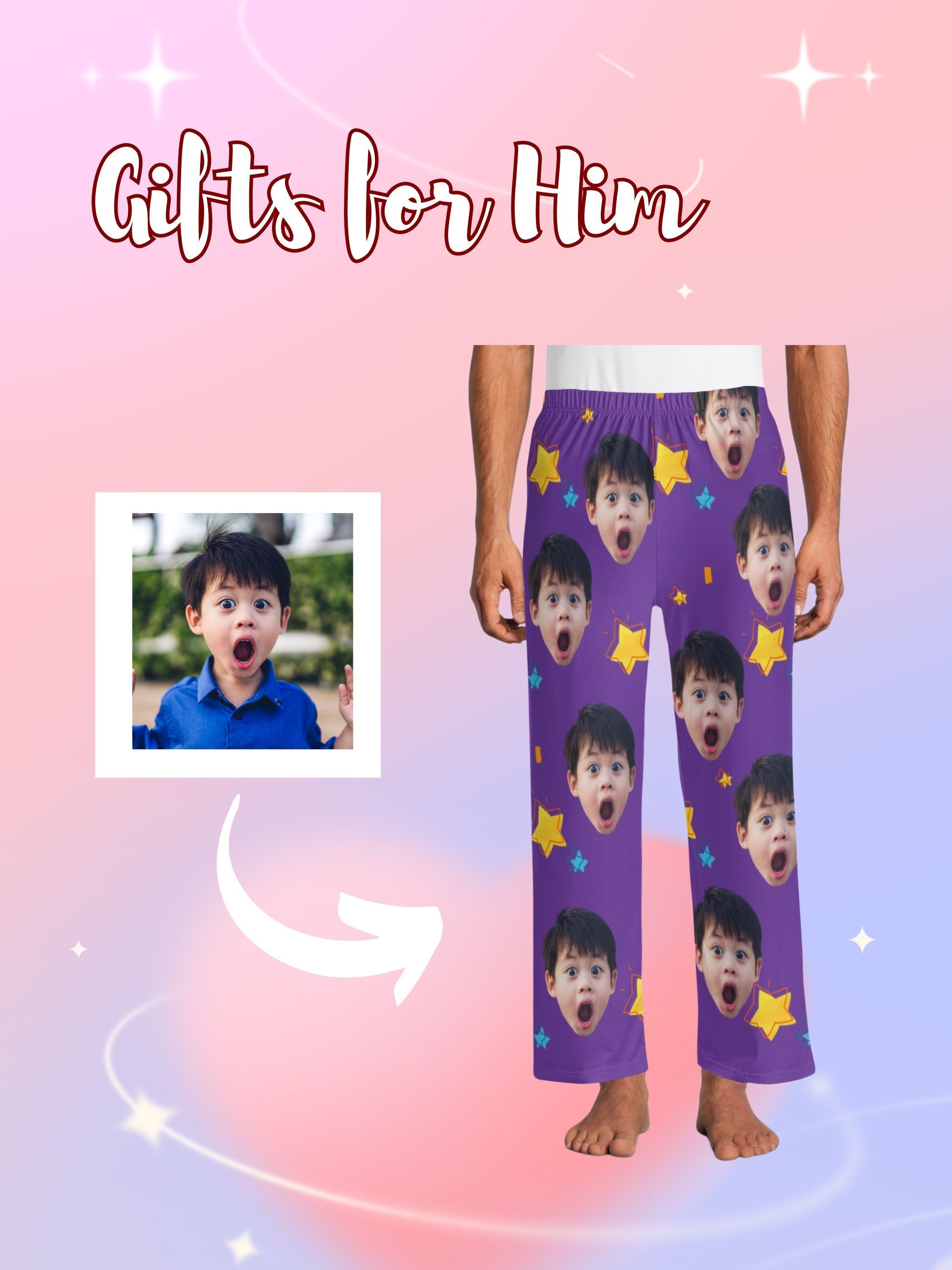 Customized Men's Novelty Comfy Pants Unisex Custom Funny Temu South