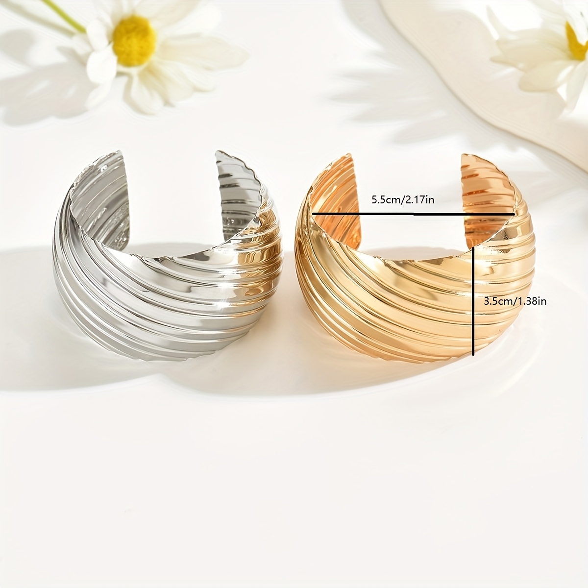 Simple Classic Openwork Twill Bracelet, Daily Wear