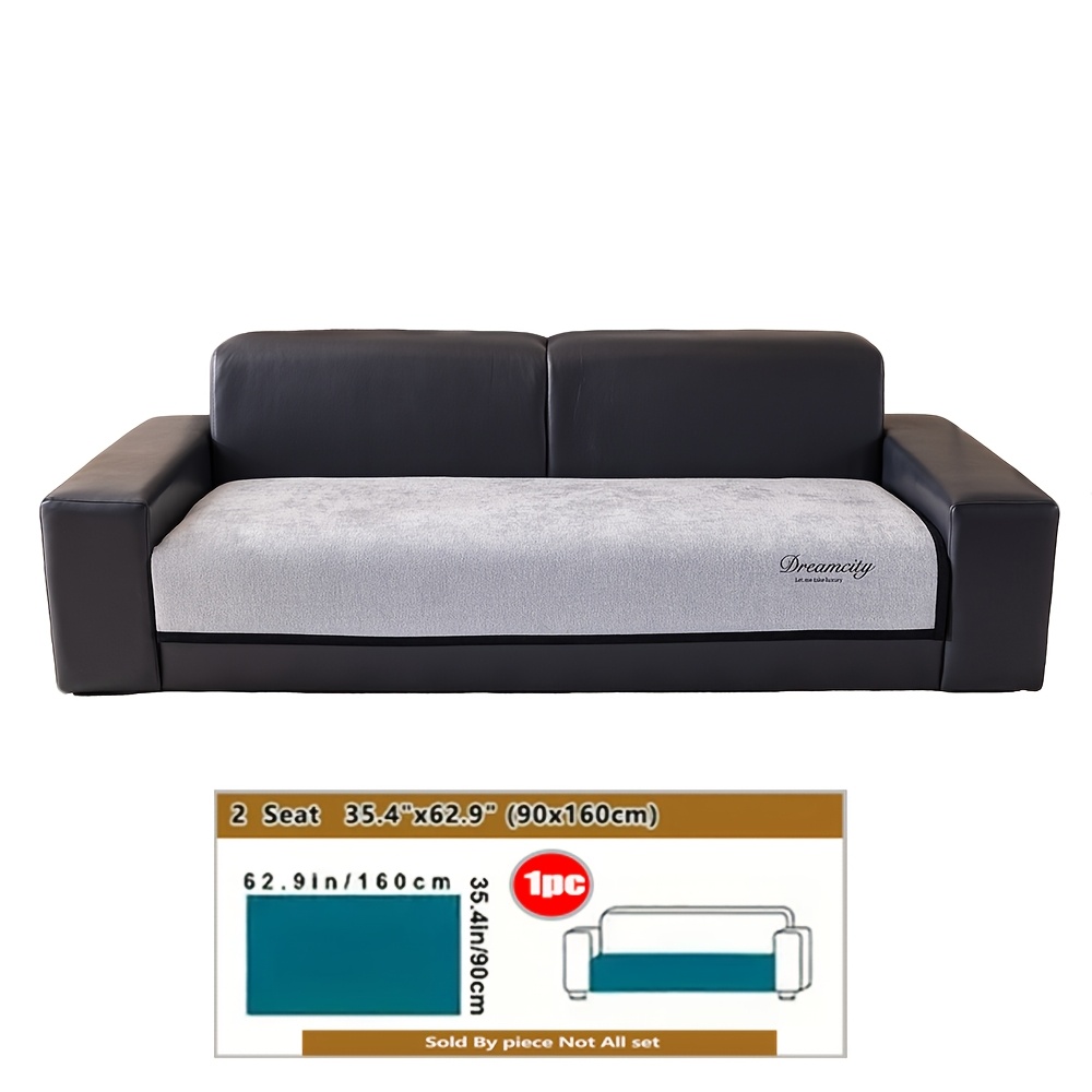 TEMU 1pc Of High-density English Embroidered Schneier Sofa - Pet Friendly, Non Slip, Suitable For , Modern , Durable Fabric, Machine Washable For