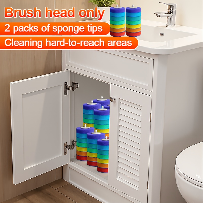 E-shop Wandmontiertes kompaktes Toilettenbürsten-Set, Toilettenbürste Halter, Toilettenschüsselbürstenhalter mit selbstschließendem Deckel