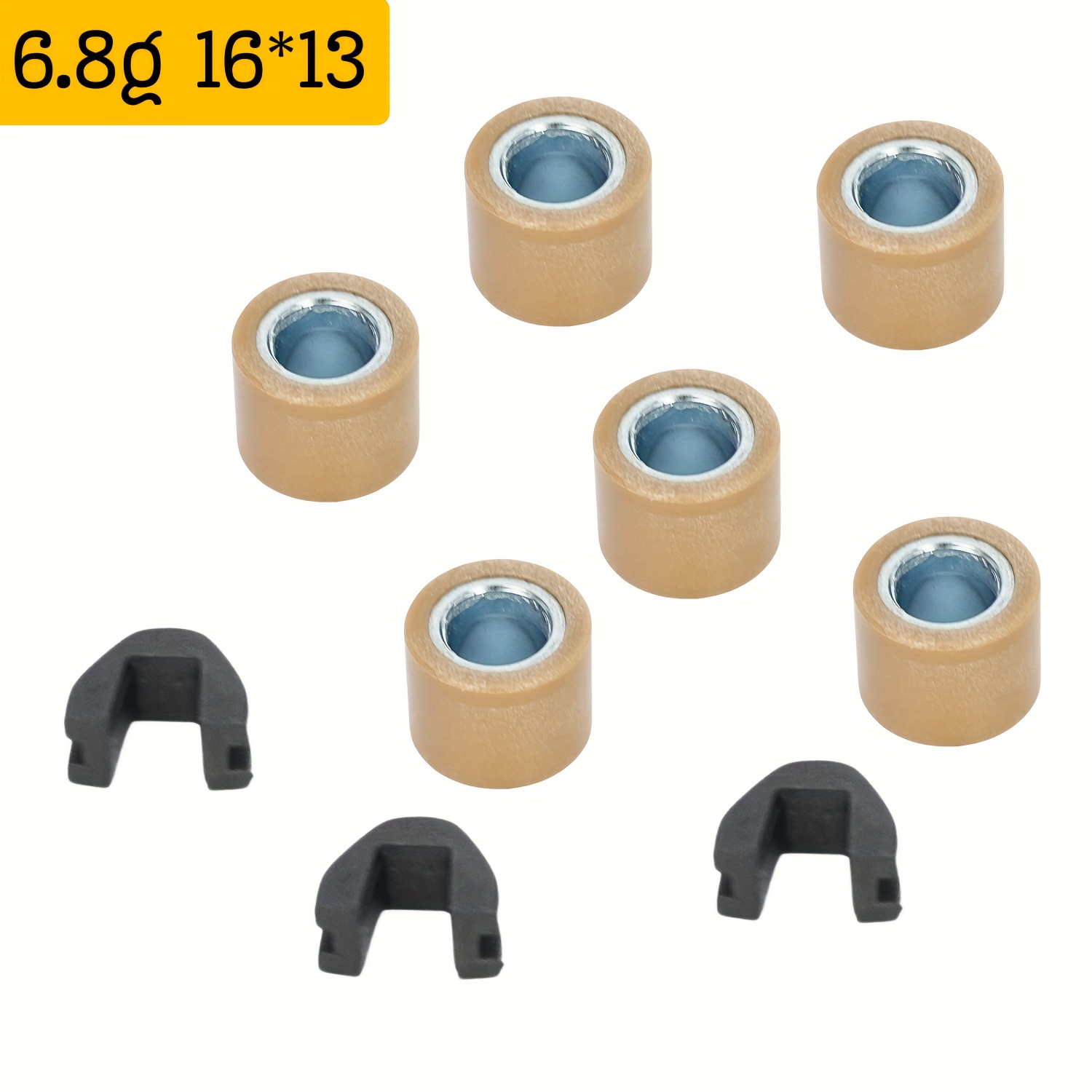 1 6 kosov prenosnih valjev 5/6.8/8.5/10 g16X13mm 13/14/18 g18x14mm z drsnikom za prenos za skuterje in motorna kolesa 139QMB 50cc 125 150cc GY6