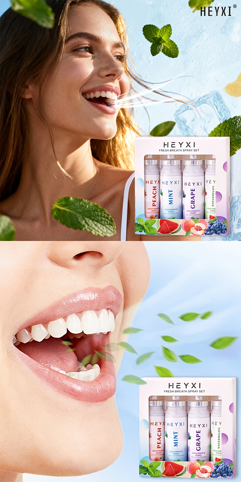 4pcs of 22Ml Fruit-Flavored Mouth Freshener, for Oral Care, Long-Lasting Freshness, Easy to Carry, Perfect for Dates, Work, Or After Meals - an Ideal Gift
