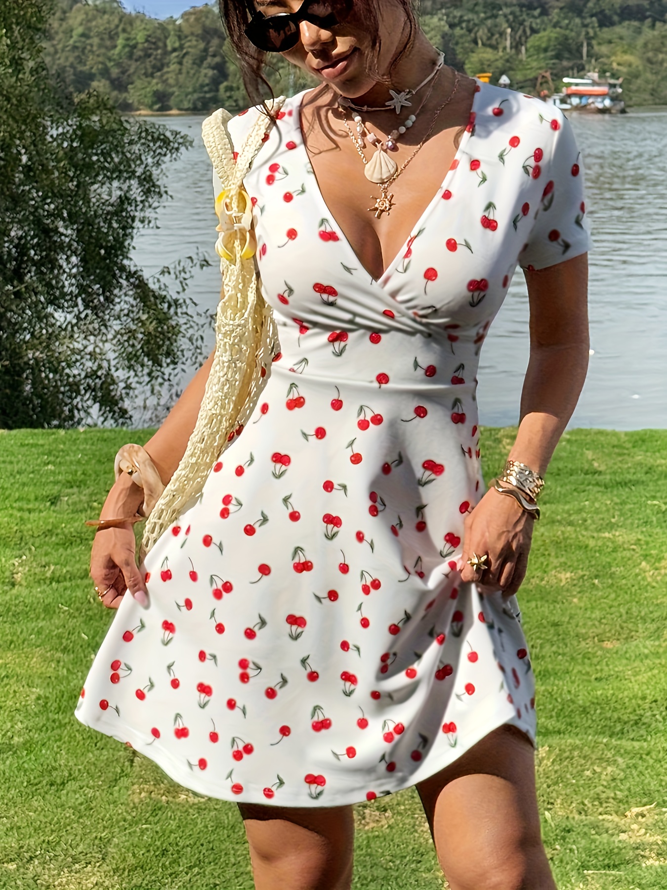 a line dresses women sold on Temu Canada