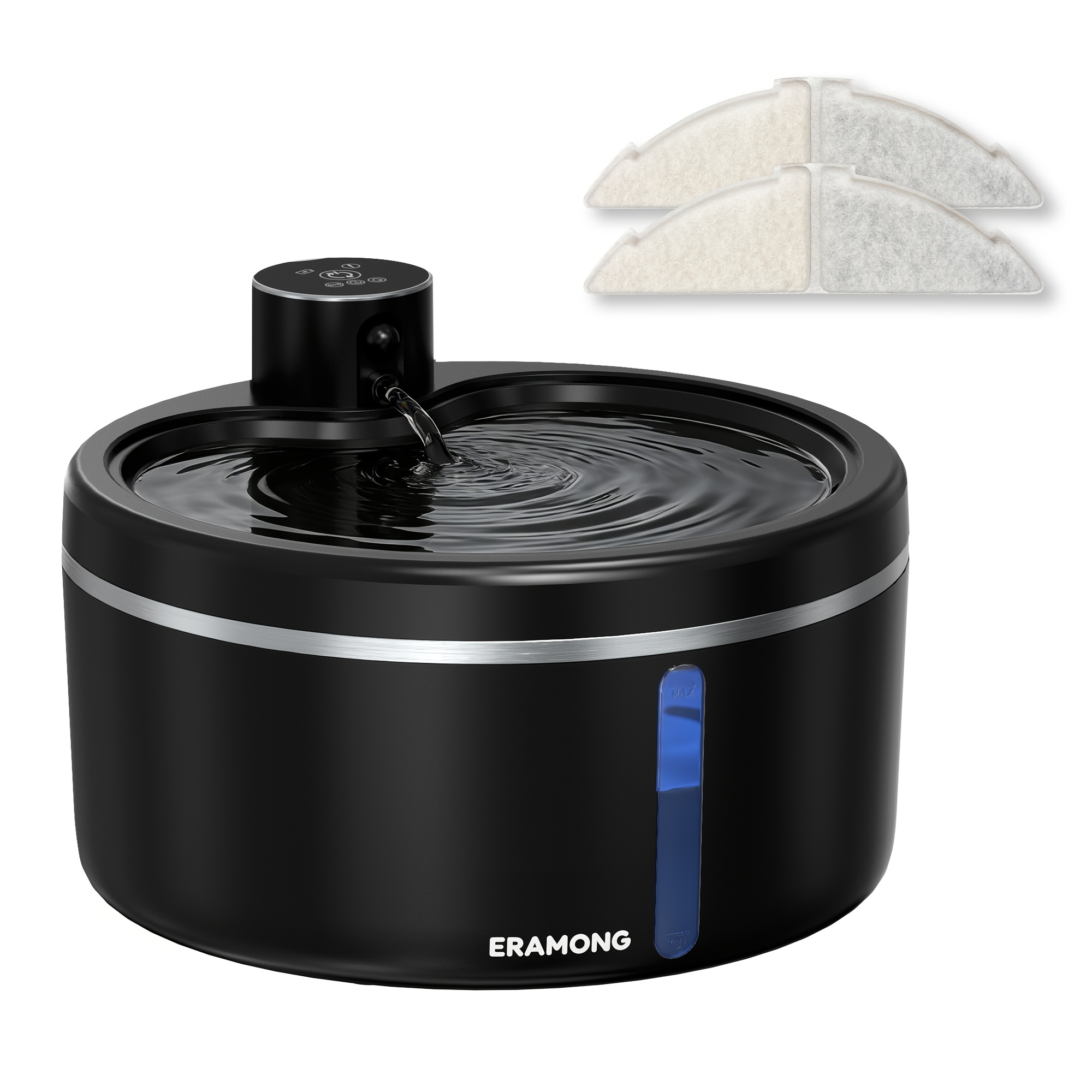 Image of Wireless Pet Water Dispenser, Equipped With A Long-lasting Battery And Motion Sensors, Features An Automatic Dispenser With 2 Filters