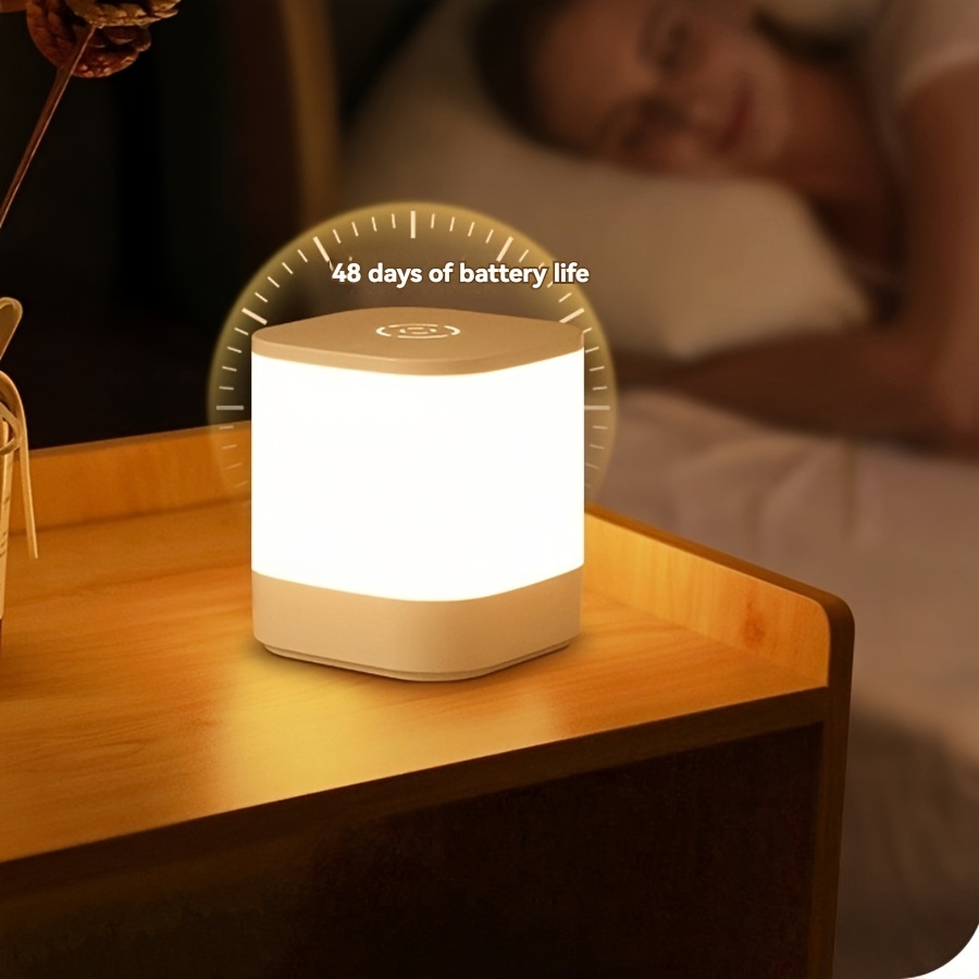 TEMU -controlled Usb Rechargeable Led Night Light - For For Bedroom Sleep, For Bathroom, , And Hallway Use