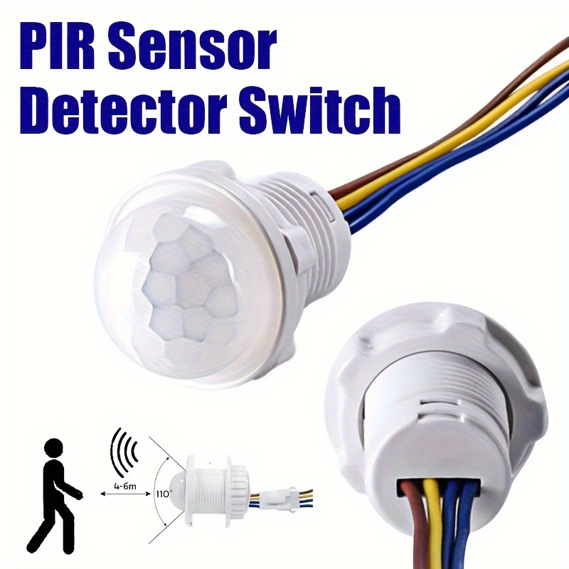 Quick Sense QS-05B Mini Motion Sensor Light Switch 110-220V PIR Sensor Smart Detection Time Delay Adjustable Infrared Induction Detector