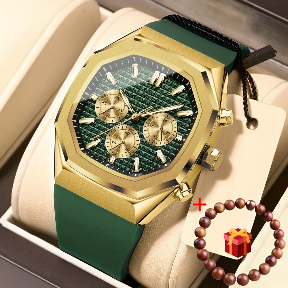 Image of Fashionable Men's Watch, Retro Watch, Suitable For Commuting, Gatherings, , And , With A More Stylish Outfit, Holiday Gift, Christmas Gift, Without Battery