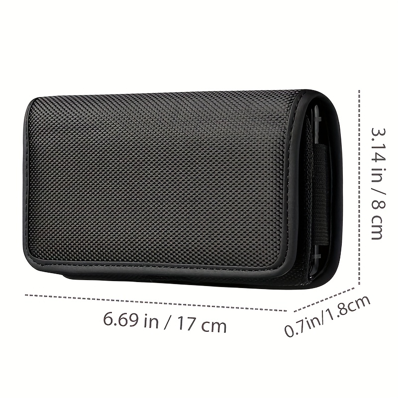 TEMU con clip de cinturón para teléfono para hombre - de presilla de cinturón de nailon - para delgada, para smartphones, para exteriores, gimnasio,